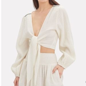 Anaak Bianca Tie Front Top